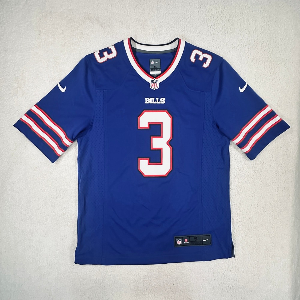 Nike NFL Buffalo Bills Jersey Women Small Blue Excellent Damar Hamlin 3
